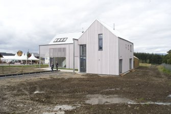 General view of Plot 26, The Hardcore Softhouse by Studio Kap Architects, taken from the ESE.