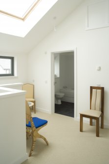 Interior view of Plot 27, House NS by Malcolm Fraser Architects.