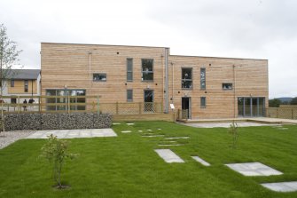 Rear view of Plot 24, RED Homes by McLean Architects, taken from the NE.