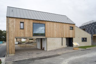 Principal elevation of Plot 24, The Secret Garden by Rural Design, taken from the WSW.
