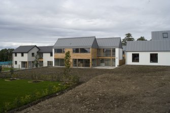 View of Plot 20, 19 and 18 at Scotland's Housing Expo, taken from the SSW.