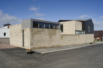 General view of Plot 5, The Corner House by JM Architects, taken from the E.