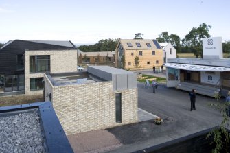 View from terrace of Plot 2, The Stone House by NORD Architects, taken from the S.