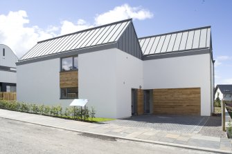 General view of Plot 19, Twin Peaks by Joseph Thurrott Architects, taken from the N.