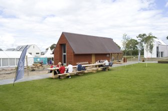 View of Village Green at Scotland's Housing Expo, taken from the SSW.