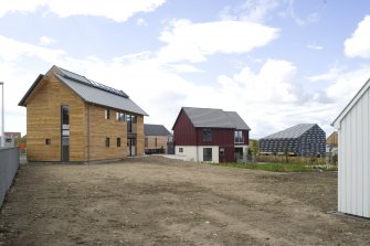 View of Plot 14 and 15 at Scotland's Housing Expo, taken from the ENE.