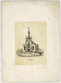 Glasgow, Brook Street, Christ Church Episcopal Church.
Perspective view from South-West.