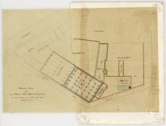 Recto: Block plan. Inscribed 'Ground plan of Lower Pleasance Works – Messrs. Ritchie and Simpson, Lily Bank Foundry'
