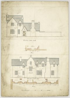 Lochgilphead, Bishopton Road, Christ Church, Rectory.
South and West elevation.