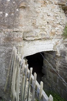 Cellar, detail of entrance