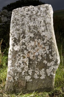 View of carved stone