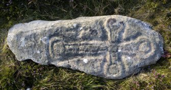View of carved stone
