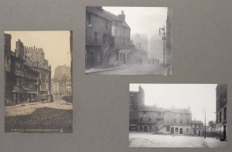 Card folder containing photographs of Candlemaker Row. Front cover has pencil notes describing the photographs inside.
Edinburgh Photographic Society Survey of Edinburgh and District, Ward XIV George Square.