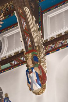 Interior. Nave, detail of angel corbel