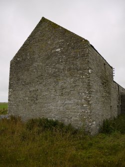 View of S gable or the kiln range. The louvered roof vent has been removed. See JR Hume photographs for comparison.