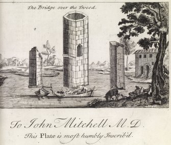 The bridge over the Tweed at Bridgend  by Alexander Gordon (published 1726).