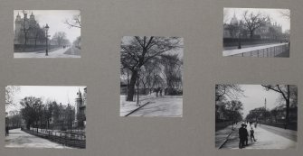Card folder containing photographs ofthe Royal Infirmary, Melville Drive and Middle Meadow Walk. Front cover has pencil notes describing the photographs inside.
Edinburgh Photographic Society Survey of Edinburgh District, Ward XIV George Square.
