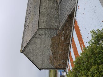 Detail of retort house roof showing re-roofing work carried out in the early 1950s.