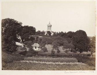 Page 4/4. View of Burns Monument, Alloway from West.
Titled 'Burns Monument, Alloway.'
PHOTOGRAPH ALBUM NO 146 : THE ANNAN ALBUM Page 4/4