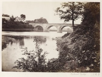 Page 5/4.  View of Bothwell Bridge from South.
Titled 'Bothwell Bridge.'
PHOTOGRAPH ALBUM 146:  THE ANNAN ALBUM Page 5/4