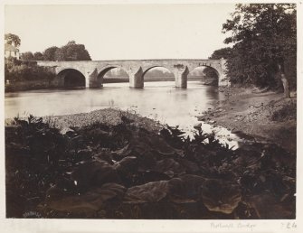 Page 5/5.  View of Bothwell Bridge from South-West.
Titled 'Bothwell Bridge.'
PHOTOGRAPH ALBUM 146:  THE ANNAN ALBUM Page 5/5