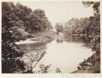Page 7/2. Distant view from East.
Titled 'The Clyde at Bothwell Castle.'
PHOTOGRAPH ALBUM 146: THE ANNAN ALBUM Page 7/2