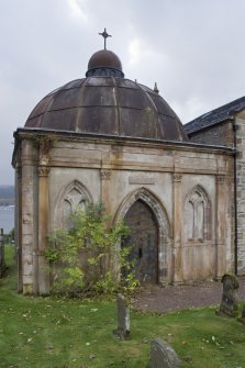 North elevation of the Argyll Mausoleum, Kilmun.