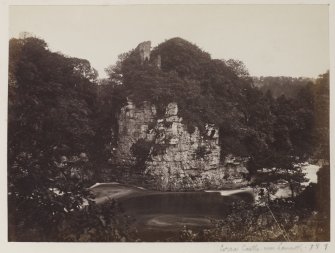 General view of Castle ruins.
Titled ' Corra Castle near Lanark.'
PHOTOGRAPH ALBUM 146: THE ANNAN ALBUM