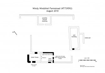 Scale plan of Windy Windshiel based on tape & pin and plane table methods.