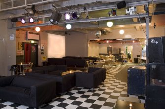 View of Vic Cafe Bar in the Student Union building