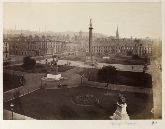 George Square
Page 18/2 General view of George Square, Glasgow including Scott Monument.
Titled  'George Square '
PHOTOGRAPH ALBUM 146: THE THOMAS ANNAN ALBUM