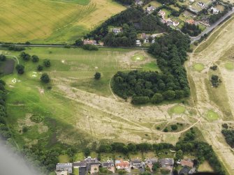 Oblique aerial view of the golf course, looking to the SSW.