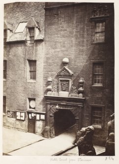 Page 20/3. View of Outer Court, Old College, Glasgow.
Titled: 'View of Outer Court from staircase '
PHOTOGRAPH ALBUM NO 146: THE THOMAS ANNAN ALBUM