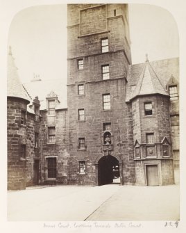Page 21/2. View of Inner Court, Old College, Glasgow.
Titled: 'Inner Court, looking towards Outer Court'
PHOTOGRAPH ALBUM NO 146: THE THOMAS ANNAN ALBUM