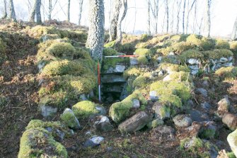 Site 102, Upper Allt Dubh, kiln entrance from E