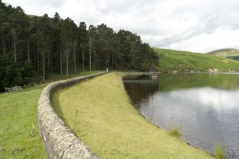 General view of the dam, from NW.