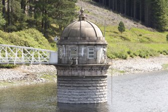 Detail of pump house, Talla Reservoir, from E.
