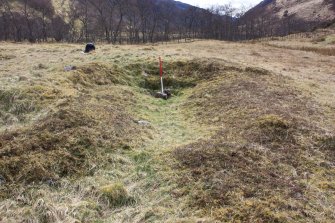 Possible corn-drying kiln 1075 at Glenmeinich viewed from NE