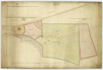 Calton Burial Ground. Plan of property adjoining.
Signed: 'Thomas Brown'