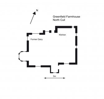 Greenfield Farmhouse:  North Cuil. Survey plan
