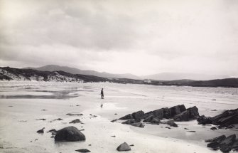 Distant view of Balnakeil House
Titled: 'Balnakeil from Sands'
