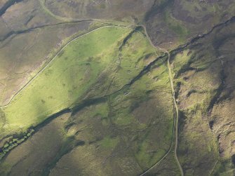 Oblique aerial view of Portabhata township, looking ESE.