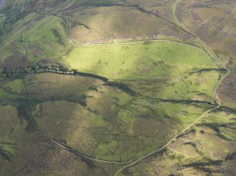 Oblique aerial view of Portabhata township, looking ENE.