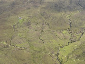 Oblique aerial view of Dun Borrafiach, looking ESE.