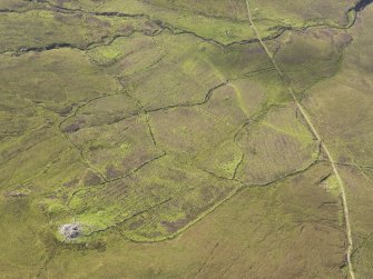 Oblique aerial view of Dun Borrafiach, looking SSW.