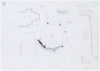 Original field plan of the recumbent stone circle