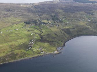 General oblique aerial view of Peinstaphen and Halistra, looking ENE.