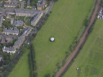 Oblique aerial view of the bandstand taken from the SW.
