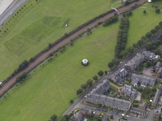Oblique aerial view of the bandstand taken from the NE.