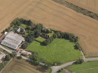 Oblique aerial view of the castle taken from the NNW.